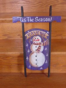 Well, in most Ravens households anyway. But I have to admit, the snowman is adorable.