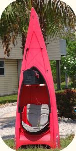 Well, half a kayak anyway. Probably seems like it was created by someone with too much time on their hands.