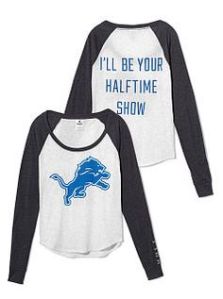 Has the "I'll be your halftime show" on the back. And I know very what that means which has nothing to do with marching bands.