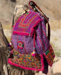 Yes, it seems like it was made straight from the Himalayas. But it's ornate, pretty, and could carry things. And that's all that matters.