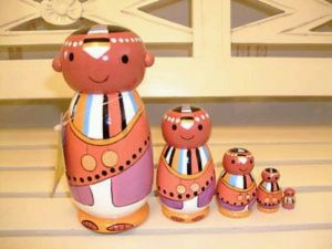 Probably from the sub Saharan region but I can't say where. But you have to admire the colorful outfits.