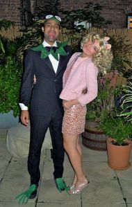 And it seems the tuxedo was the most expensive part of the Kermit costume. Love Piggy's dress, too.