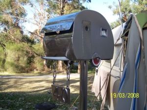 Then again, why anyone would want to use a mailbox while camping is beyond me. Seriously, why?