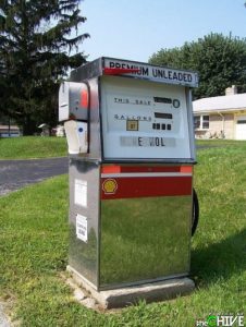 Because it's used for holding mail, not fuel. Also, it's kind of in an old fashioned style like 1950s.