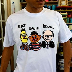 So I guess they're really feeling the Bern on Sesame Street. Guess it's understandable.