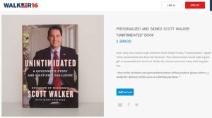 Because this guy isn't intimidated by Wisconsin public workers going on strike after he threatened to take away their collective bargaining rights. Seriously, this guy is a piece of shit. But at least he didn't stay long in the GOP primary.