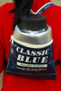 Okay it's a tube of paint that doesn't actually have paint in it. But it's a rather clever design for artists.