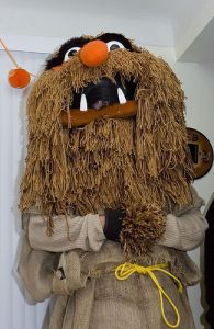 Guess this takes up a lot of brown yarn. Not sure if making a Sweetums outfit is worth that much time.