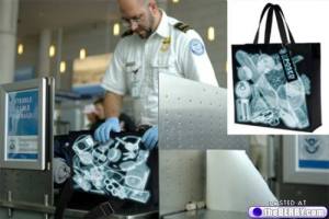 Because it seems to show what's seen in the TSA X-Ray. Then again, the agent isn't buying it.