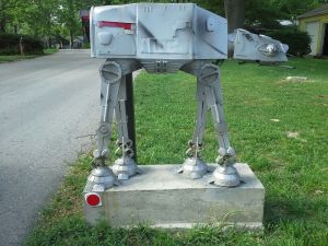 Hey, at least it's better than having to face one in battle. Yes, those things can be destructive as you've seen in the Empire Strikes Back.