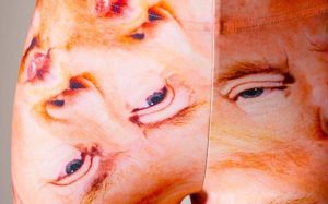 Actually, you might want to go with your regular legs. Having Donald Trump's face like that looks disgusting.