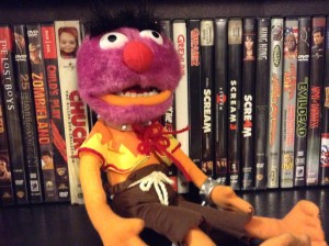 I think this toy got made when there was an accident with the dye at the plant while they were making the Grover plush dolls. So they decided to pass them as Animal.