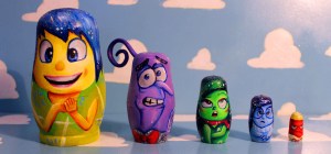 This one has all the feelings in Riley's head. Includes Joy, Fear, Disgust, Sadness, and Anger.