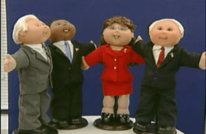 Well, these are interesting. Wonder who came up with that concept. Guess the Palin one has the most outfits out of the bunch.