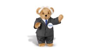 From the Vermont Teddy Bear Company. Yes, Socialism has never looked any cuter. Nor has Bernie.