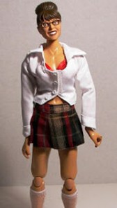 Sure she's dressed up in a skimpy outfit. But she was a gimmick runningmate from the get go. And once said she could see Russia from her house.