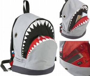 Well, it only shows the shark head. But it looks pretty awesome and amusing if you think about it.