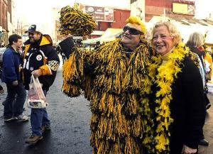 And yes, he's all covered in them from head to toe. He may even have some left over, too.