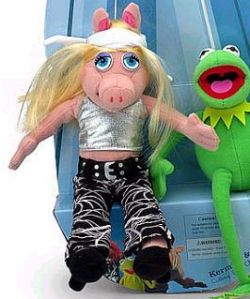 Also called, "Biker Whore Miss Piggy." From Tough Pigs: “Piggy’s sense of taste has been one of the most unfortunate casualties of the Muppets’ evolution.”