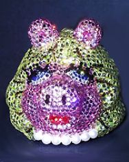 Sometimes the bejeweled pill box option doesn't always work so well. Really tacky as hell.