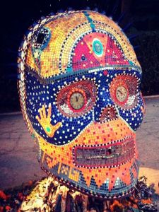 Not sure why it has clocks in its eyes. Maybe they know everything. I was just joking.