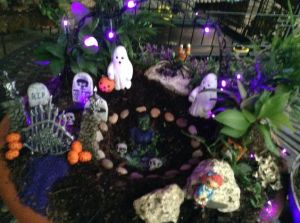 And it seems like the ghosts love to frolic in it, too. Grave stones aren't too shabby either.