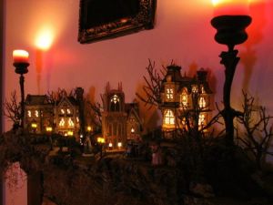 Well, along with the haunted houses. But that's beside the point. Not sure how these don't go over the edge.