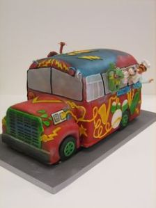 You might've seen the bus in the Muppet Movie. Also, I think the Electric Mayhem may be on the other side.