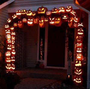 Lights up at night, too. Still, hope you have a lot of craft pumpkins and carving time for this.