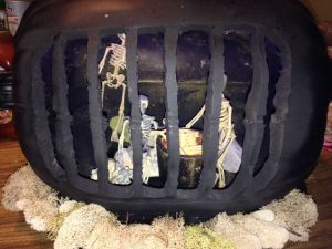 And here they are gambling behind bars. Seem to have no bones about it.