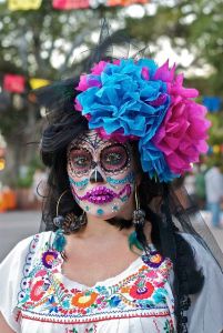 Well, that's a little flashy for my taste. Not sure what I think about that. Might be from a Dia de los Muertos in Vegas.