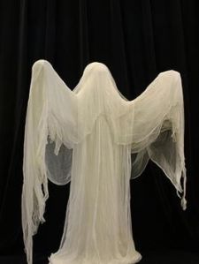 Yes, that certainly looks like a ghost all right. Wonder if it lights up at night. Or does it matter?