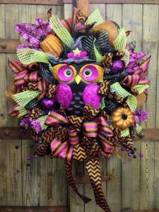 Well, this is a more cute Halloween decoration. But I really like the festive colors on this that I had to put it on.