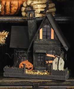 This is especially true when the door is boarded up and there's a jack-o-lantern. Might want think twice before entering.