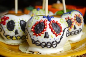 Well, that's one unique way to decorate a skull besides cakes and cupcakes. Beautifully painted.