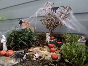 That might explain the cobwebs on the trees. But even at this scale, they'll still freak people out.