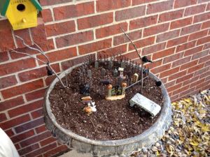 Yes, I know there aren't any plants here. But this is for Halloween so it works.