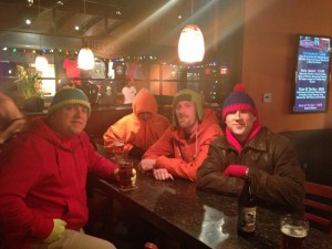 They're all at a bar. How nice. Still, aren't they supposed to be in elementary school?