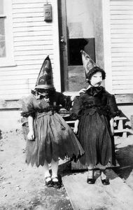 These little girls aren't around just to trick or treat. In fact, they want to terrorize the neighborhood.