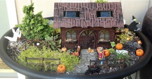 You can see witches and ghosts galore here. Like the house. Seems rather normal but nevertheless spooky.