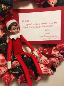 Hey, Noel, nice you can remind us why you're late and all. But please, not in front of the kids.