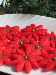 These are almost as pretty as the poinsettia flowers themselves. Yet, while the real flowers are poisonous, these are not.