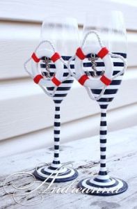 Okay, these may just be for decoration. But they're certainly sea worthy to some.