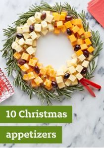 Well, it has a few kinds of cheese plus olives. Gives the wreath a little more color doesn't it?