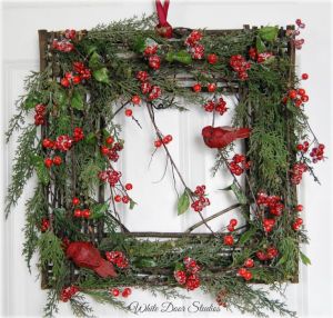 Help if it has some snow and some red birds on it. Think of it as a Christmas nature scene.