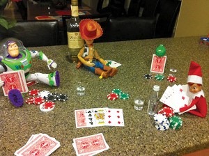 Is Minter drinking and playing poker with Woody, Buzz, and Rex? Jesus, now my childhood is ruined.