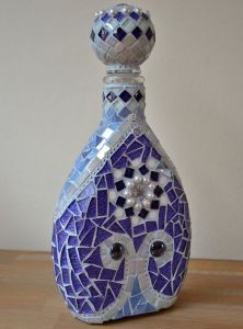 I especially love the purple on this perfume bottle. The pearls are a nice touch, too.