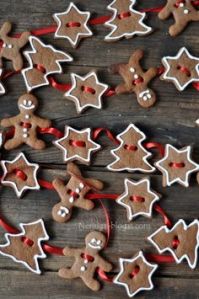 I think this comes from salt gingerbread dough which you can't eat anyway. But love how they have the gingerbread man, star, and tree pattern.