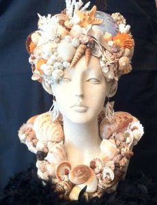 This is actually a kind of sculpture people seem to create with shells. I'm not sure why. But it's kind of a thing.