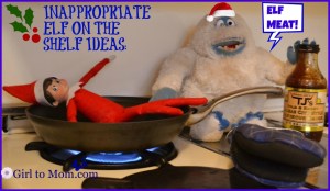 And it seems like this yeti likes to have his meat on the skillet. Not sure if he wants it rare, medium, or well done.